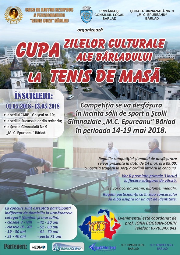 Concurs Tenis de Masă